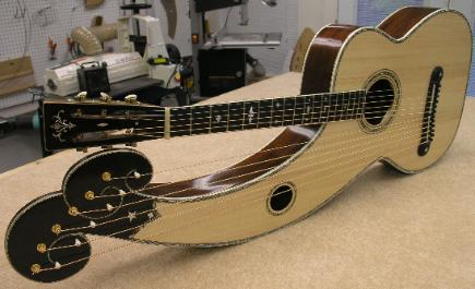 Dyer Style 7 harp guitar